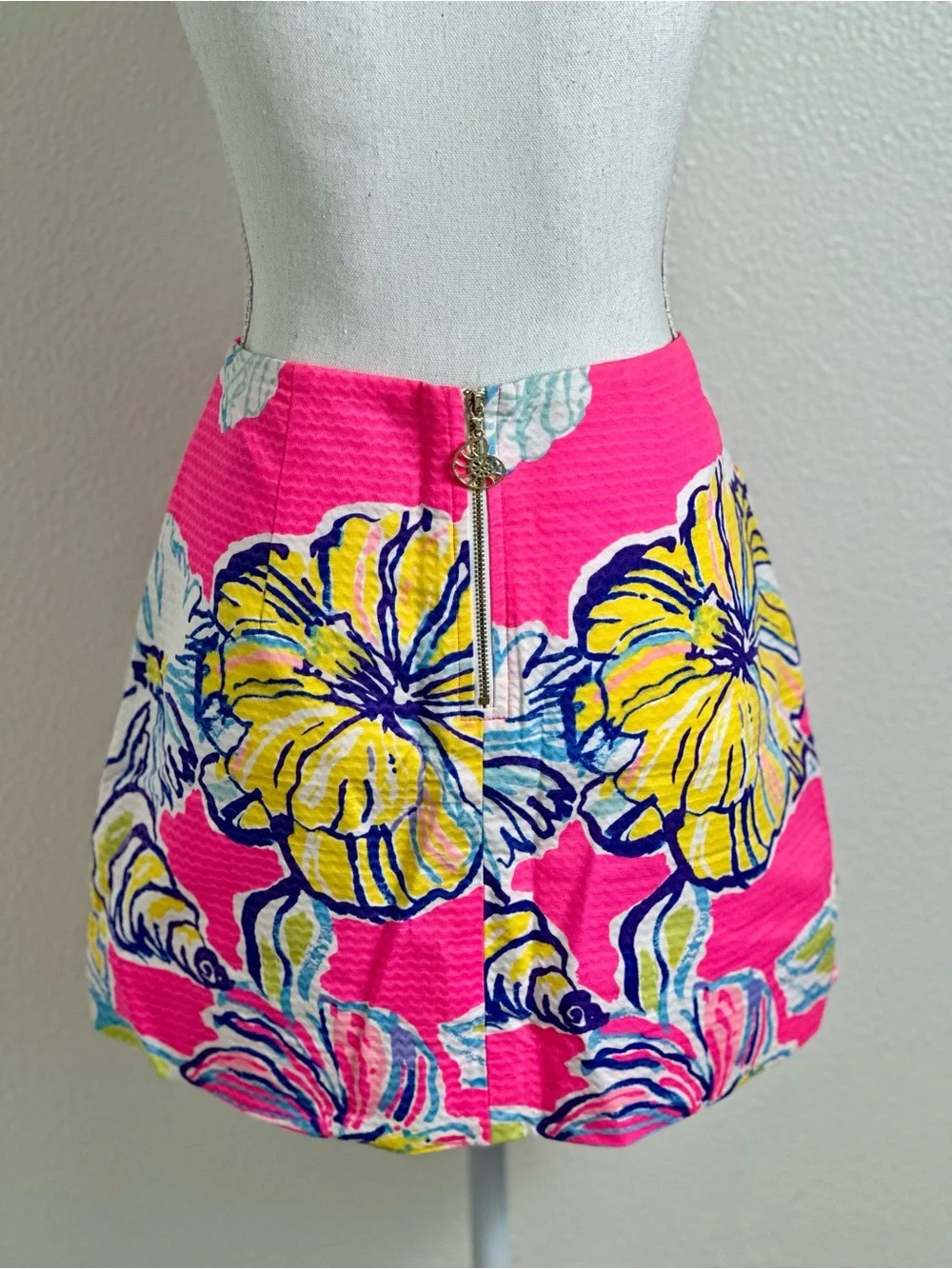 Lilly Pulitzer Marigold Skort in the “Kir Royal Pink Swept By The Tides” Print
